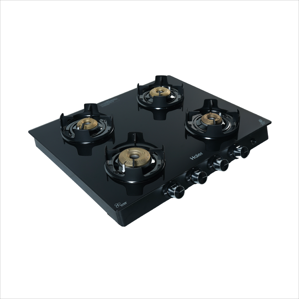 Haier 4 Burner Cooktop with Battery operated Auto Ignition